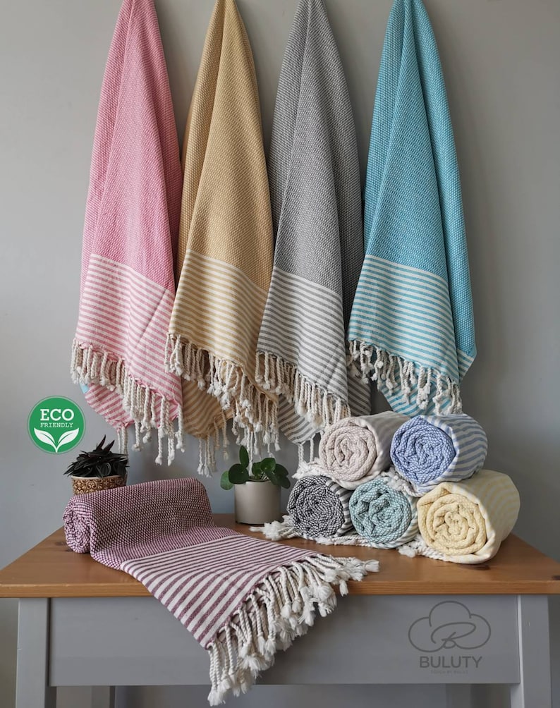 SOFT TURKISH TOWEL Eco Friendly Towels Cotton Turkish Towel Etsy UK