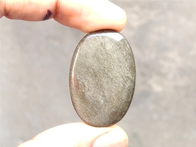 34x23x4 MM AK231. Golden Sheen Obsidian Oval Shape Cabochons Golden Sheen Obsidian Loose Gemstone for jewelry use 26.50cts