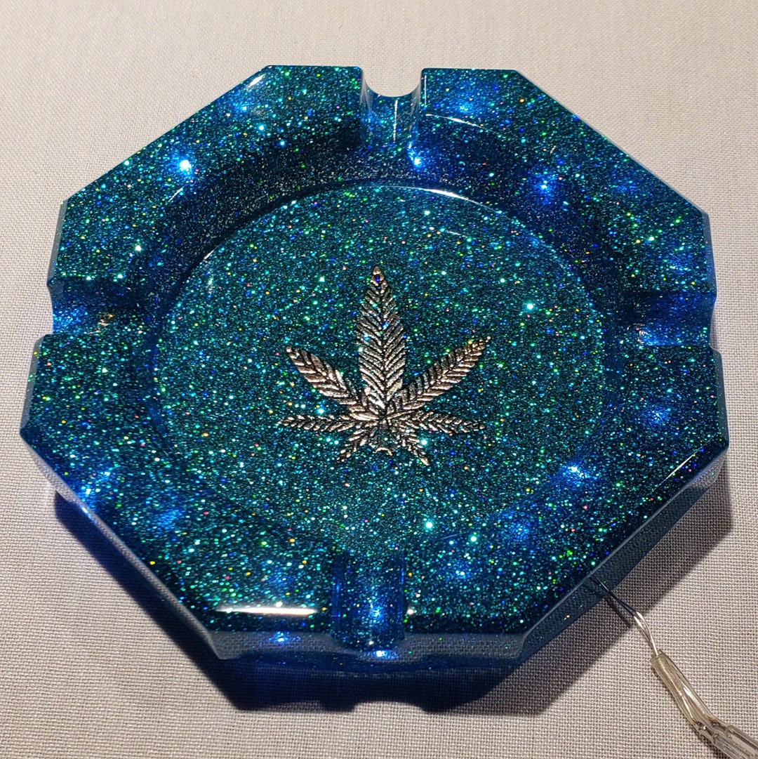 Handmade Resin Epoxy Light up Ashtrays Etsy
