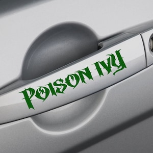 Poison Ivy Decals, Decorative Stickers set of 2
