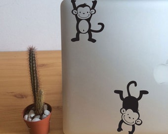 fun decorative stickers, cute monkey decals