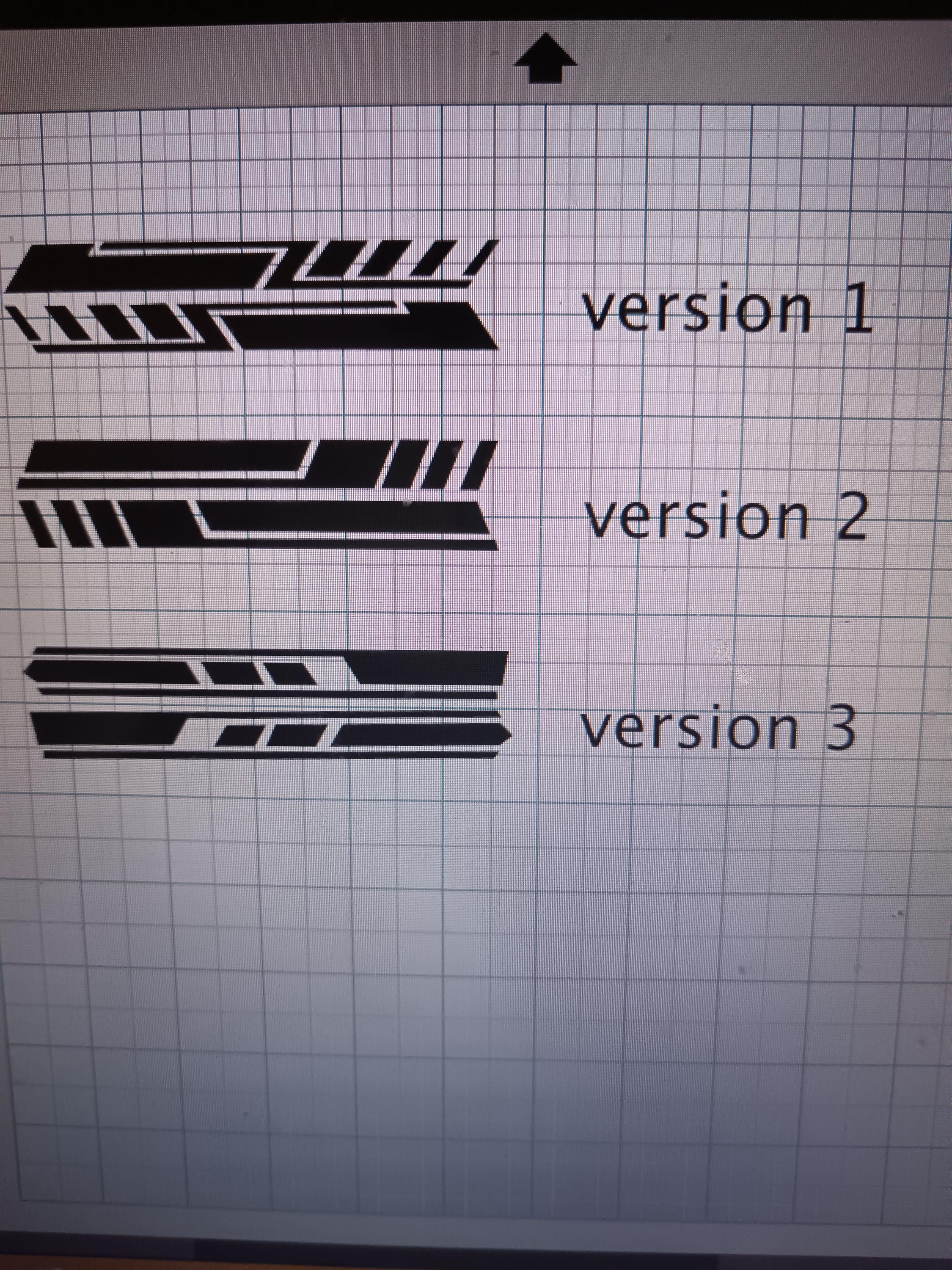Line Work Decal Reflective Lines and Arrows Decals, Geometry Stripes Stickers (set of 2 ...