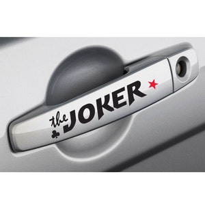 Set of two the Joker stickers
