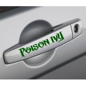 set of two Poison Ivy Decals, Decorative Stickers