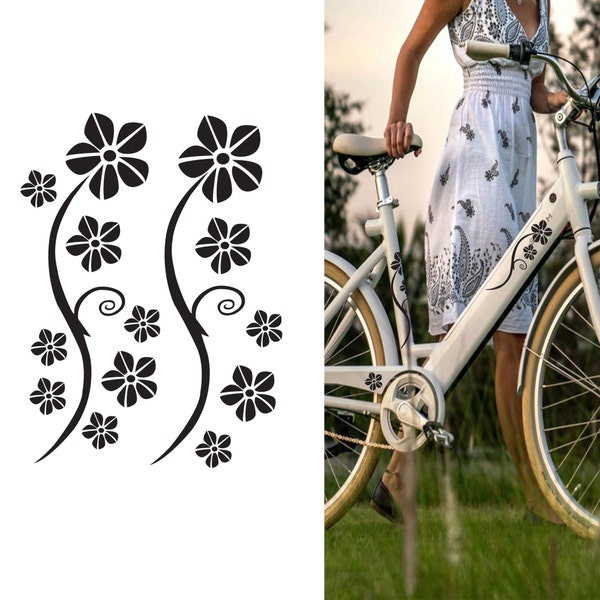 fun decorative stickers for bicycle, bike decals