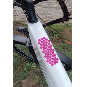 fietsstickers, honingraat-, zeshoekige fietsstickers