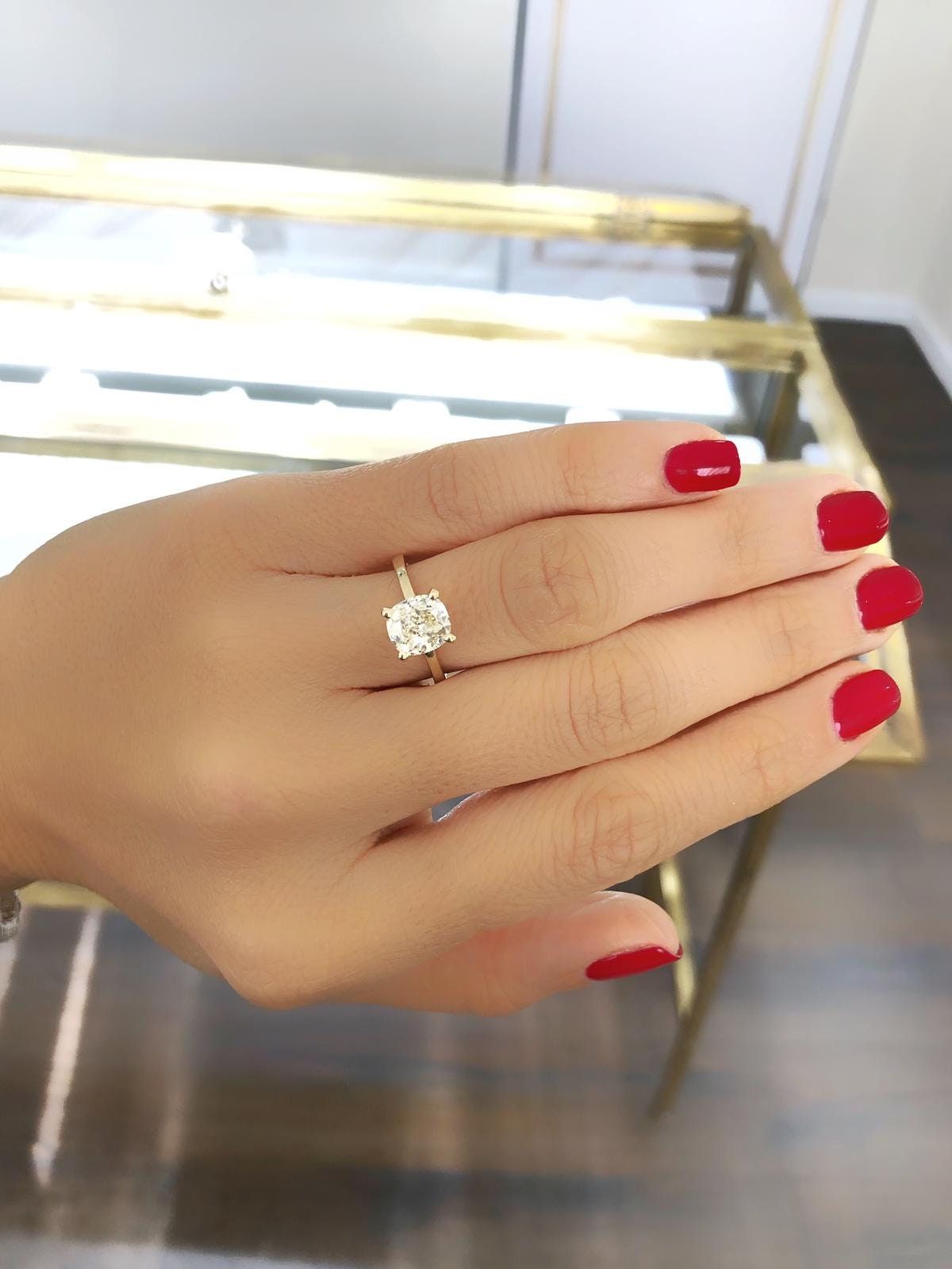 Jewelry Trends: Large Diamond Engagement Rings | John Atencio