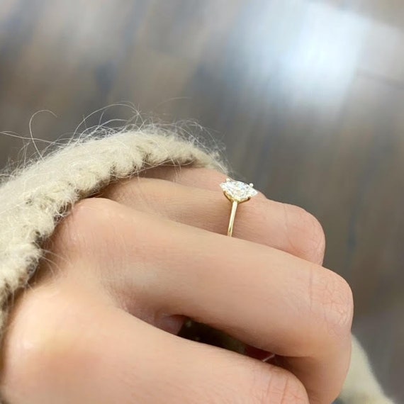 Beautiful marquise diamond engagement deals ring