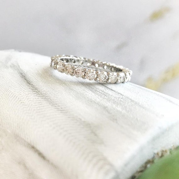 Classic Full Eternity Diamond Band 2.00 Ct High Quality Natural