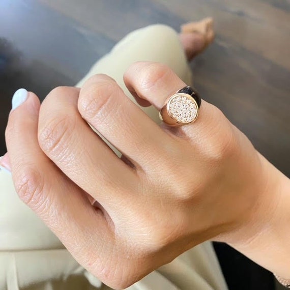 Coach rose gold ring sale