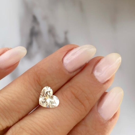 Heart Loose Diamond 2 Carat E VS1 IGI Certificated Lab Heart