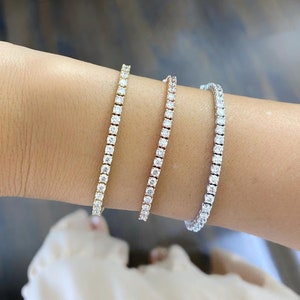 5.58 カラット 天然ダイヤモンド テニスブレスレット G SI 14K 5.58 カラット 天然ダイヤモンド テニスブレスレット G SI 14K