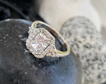 IGI 1ctダイヤモンドリングVVS1 E ラボダイヤ 14k Ａ 1 Carat IGI Certified D Color VVS1 Clarity Oval Cut Lab Grown