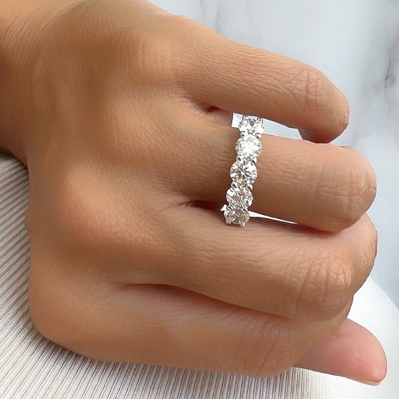 Anello shop cinque diamanti