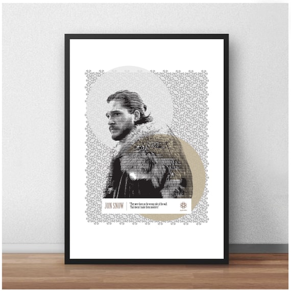 A4 A3 A2 A1 A0| Game Of Thrones Digital Art Poster Print T1174