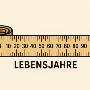 Lebensjahre-(Nachdenk)-Maßband, eine tiefgründige Reflexionsübung für dein Leben!