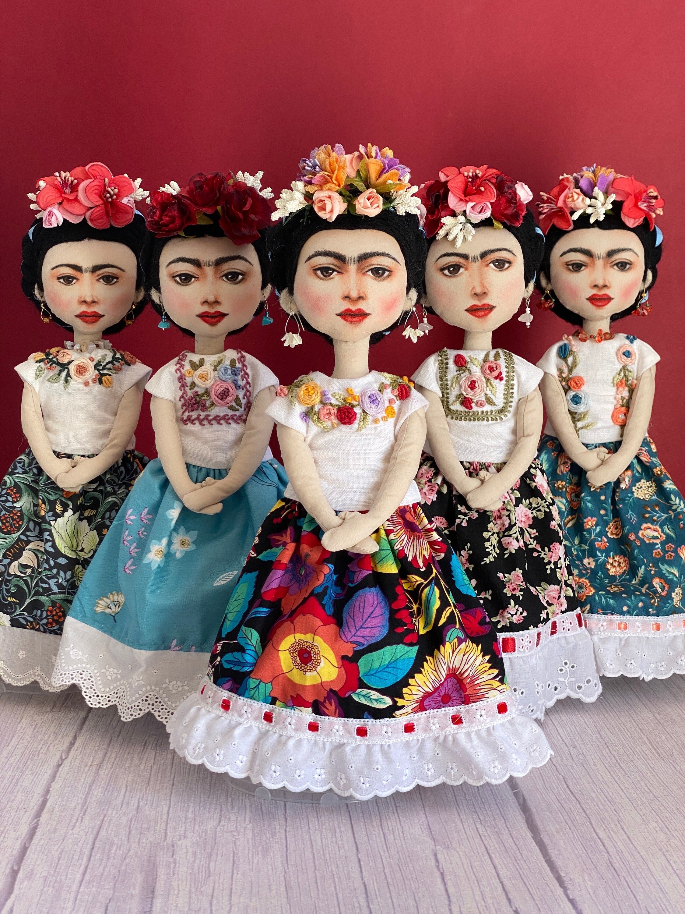 Muñeca de online trapo frida kahlo