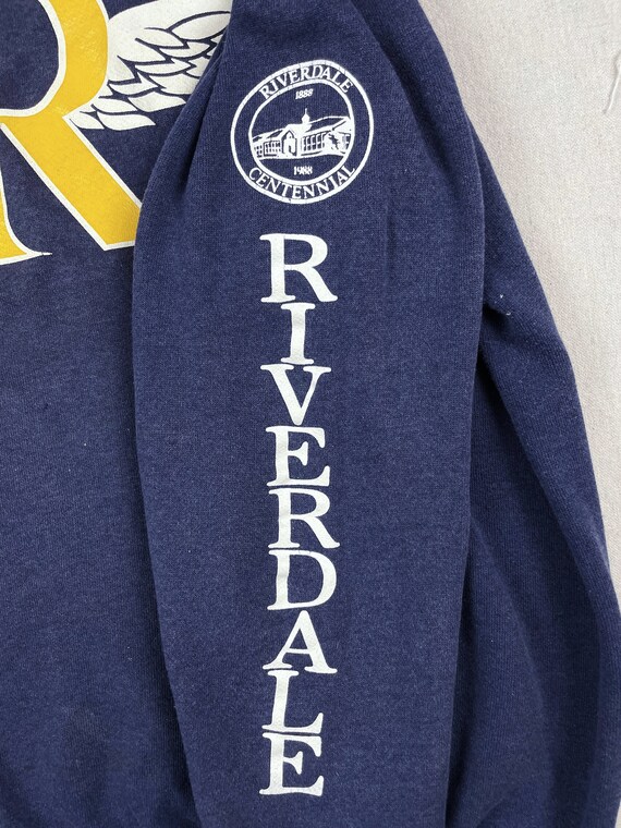 Vintage 80's Riverdale High School Sweatshirt - image 5