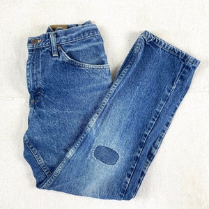 Lee Jeans with Sashiko Repair