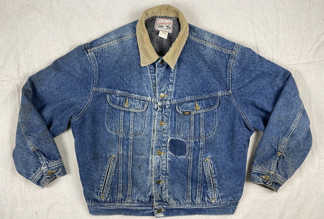 LEE×Preloved　STORM RIDER JACKET Lee Storm Rider Vintage Jean Jacket (HSE) 101J Lined (JSF6
