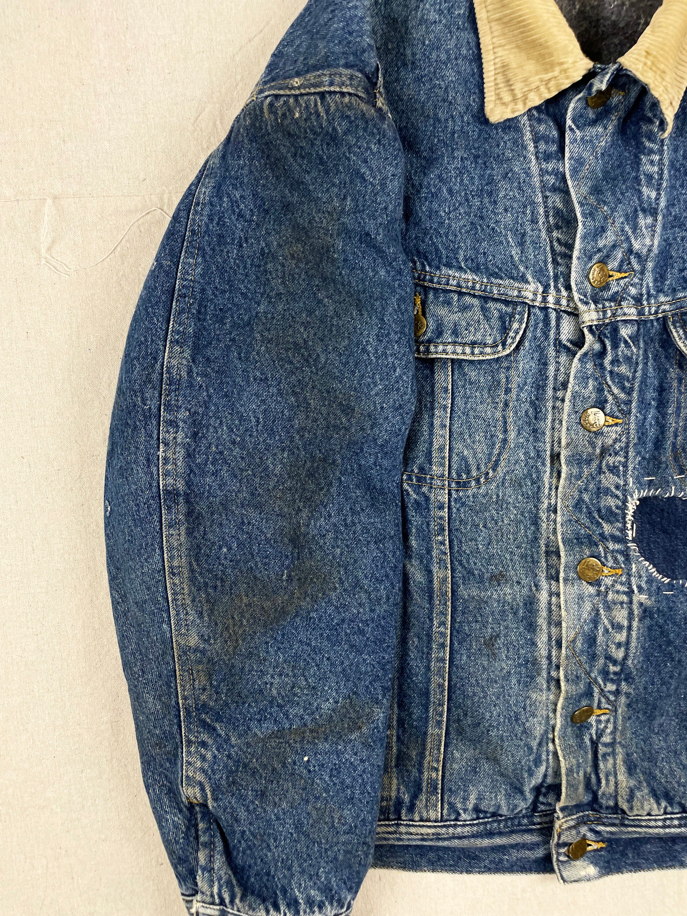 [濃紺] USA製 80’s LEE STORM RIDER VINTAGE LEE STORM RIDER BLANKET LINED DENIM JACKET 1980s