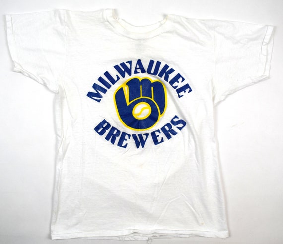 Vintage 70's 80's Milwaukee Brewers T Shirt 