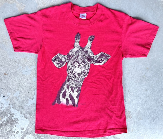 Vintage 80's Giraffe Tshirt - image 3