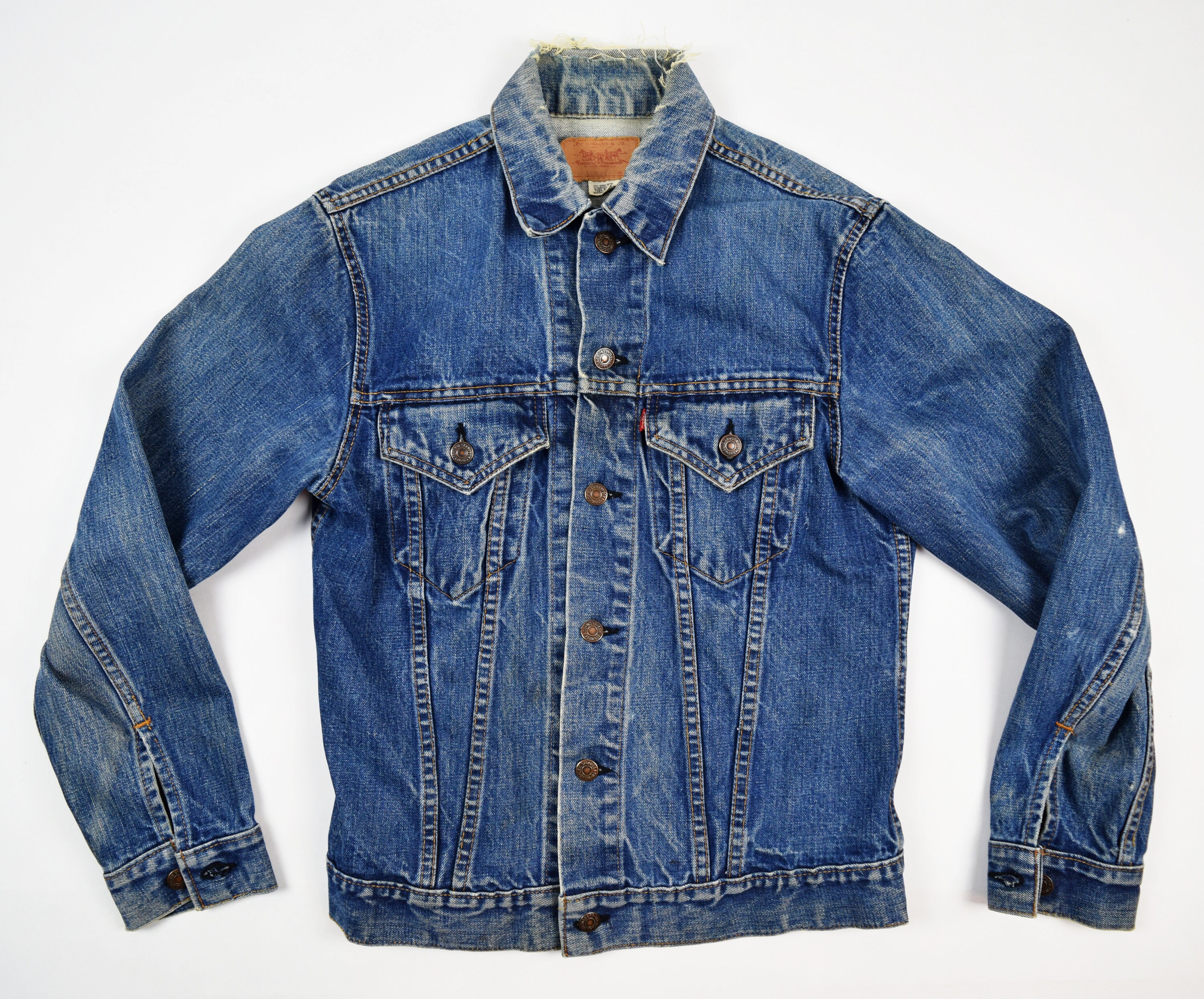 levis big e denim jacket