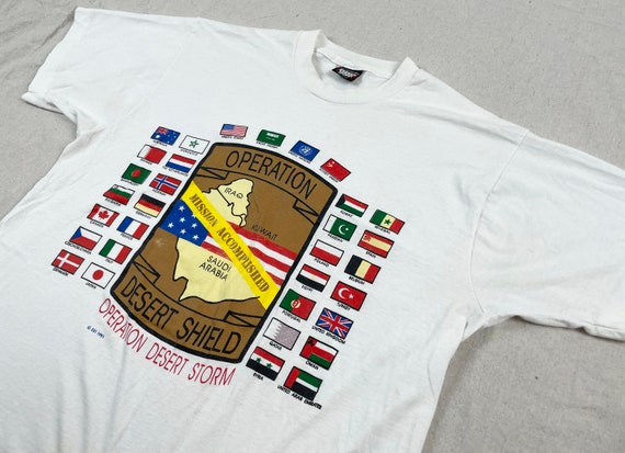 Vintage 90's Desert Storm/Desert Shield Tshirt