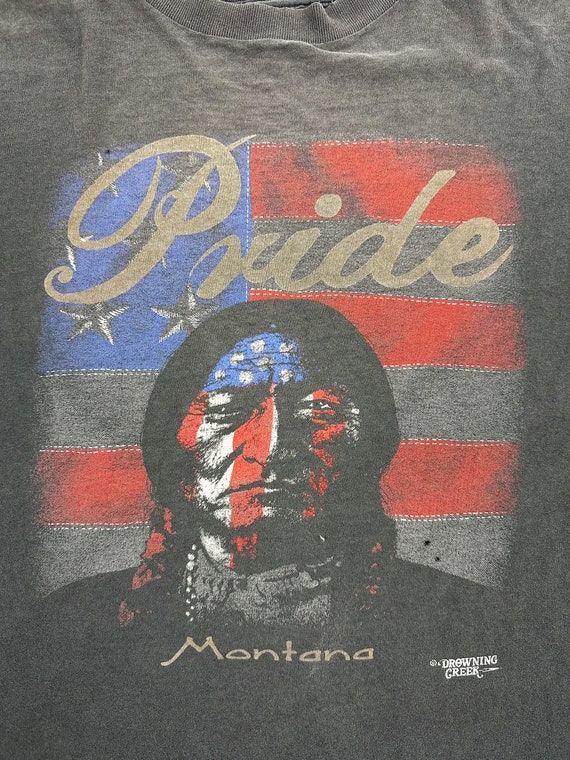 Vintage 80's/90's Native American Montana Shirt - image 5