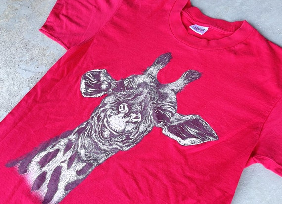 Vintage 80's Giraffe Tshirt - image 1