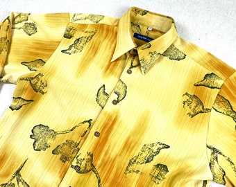 Vintage George Roth of California Shirt Designer Button Up Shirt