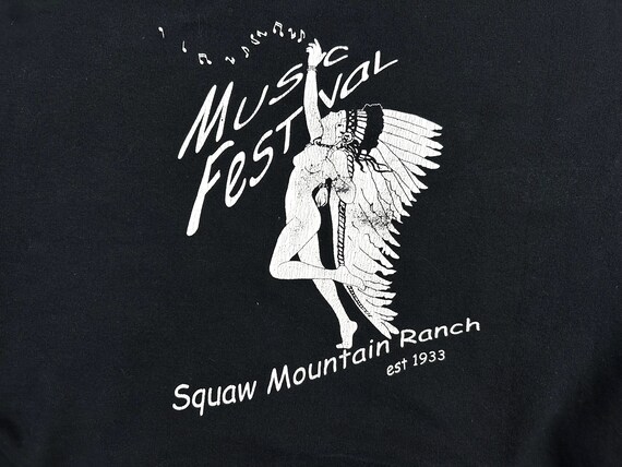 Vintage 90e's Squaw Mountain Music Festival Sweat… - image 4