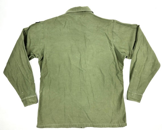 Vintage OG-107 Sateen US Airborne Military Shirt - image 2