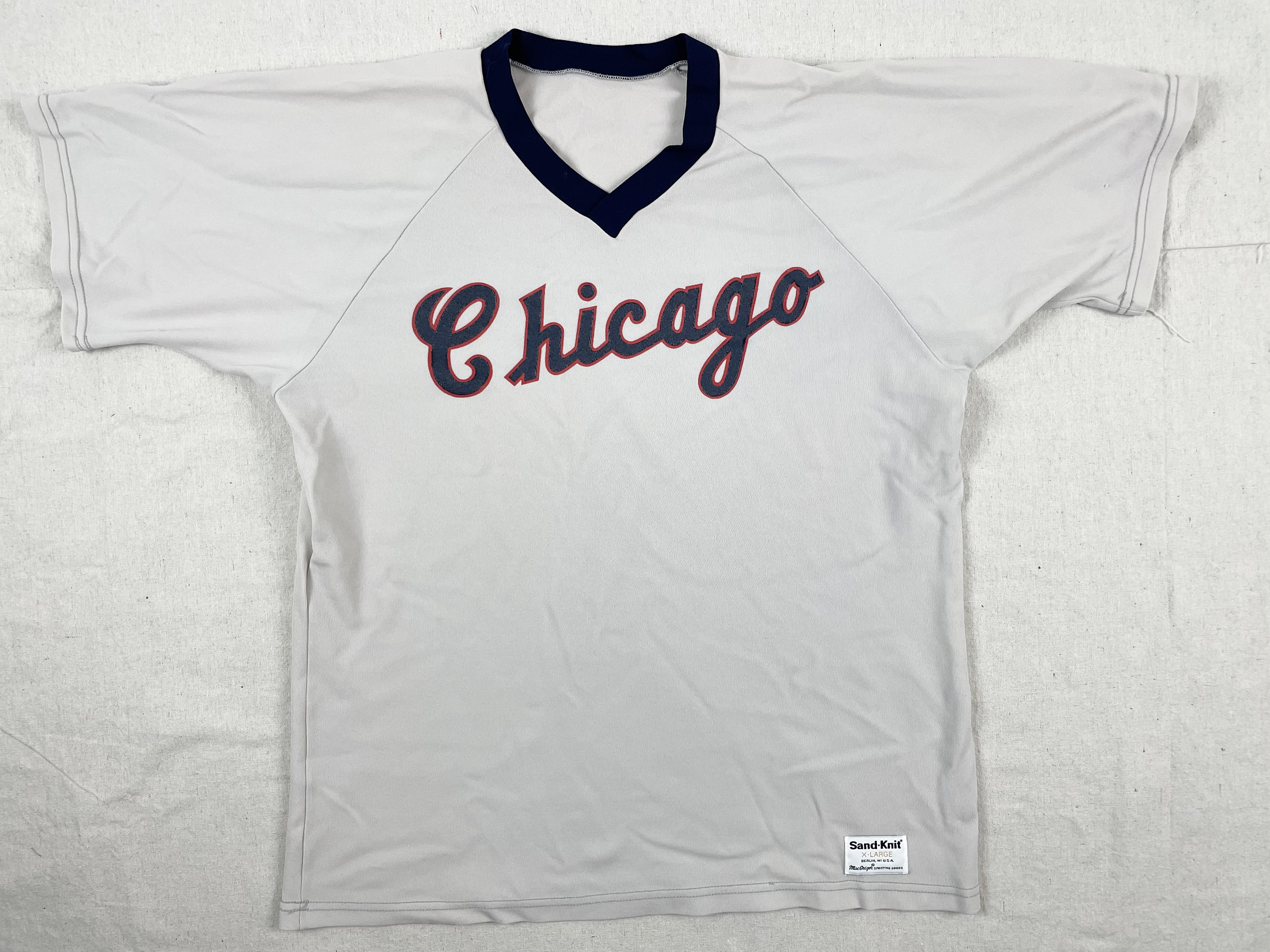 Ron Kittle Autographed White Sox Vintage Baseball Jersey 
