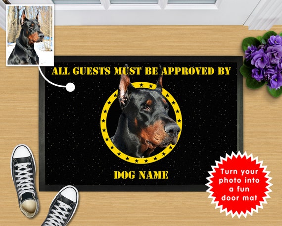 doberman doormat