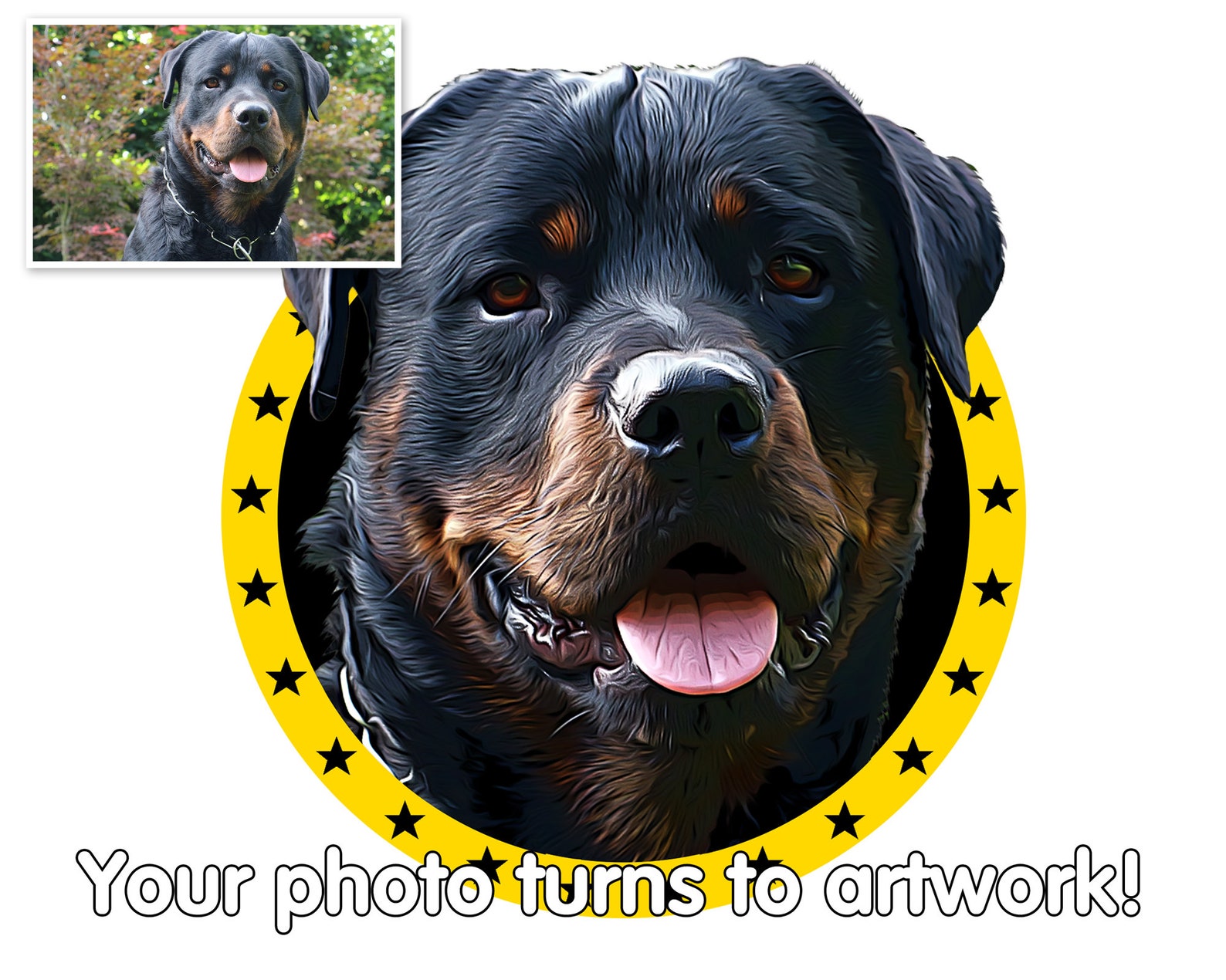 This House is Protected by Rottweiler Rottweiler Doormat Pet Etsy