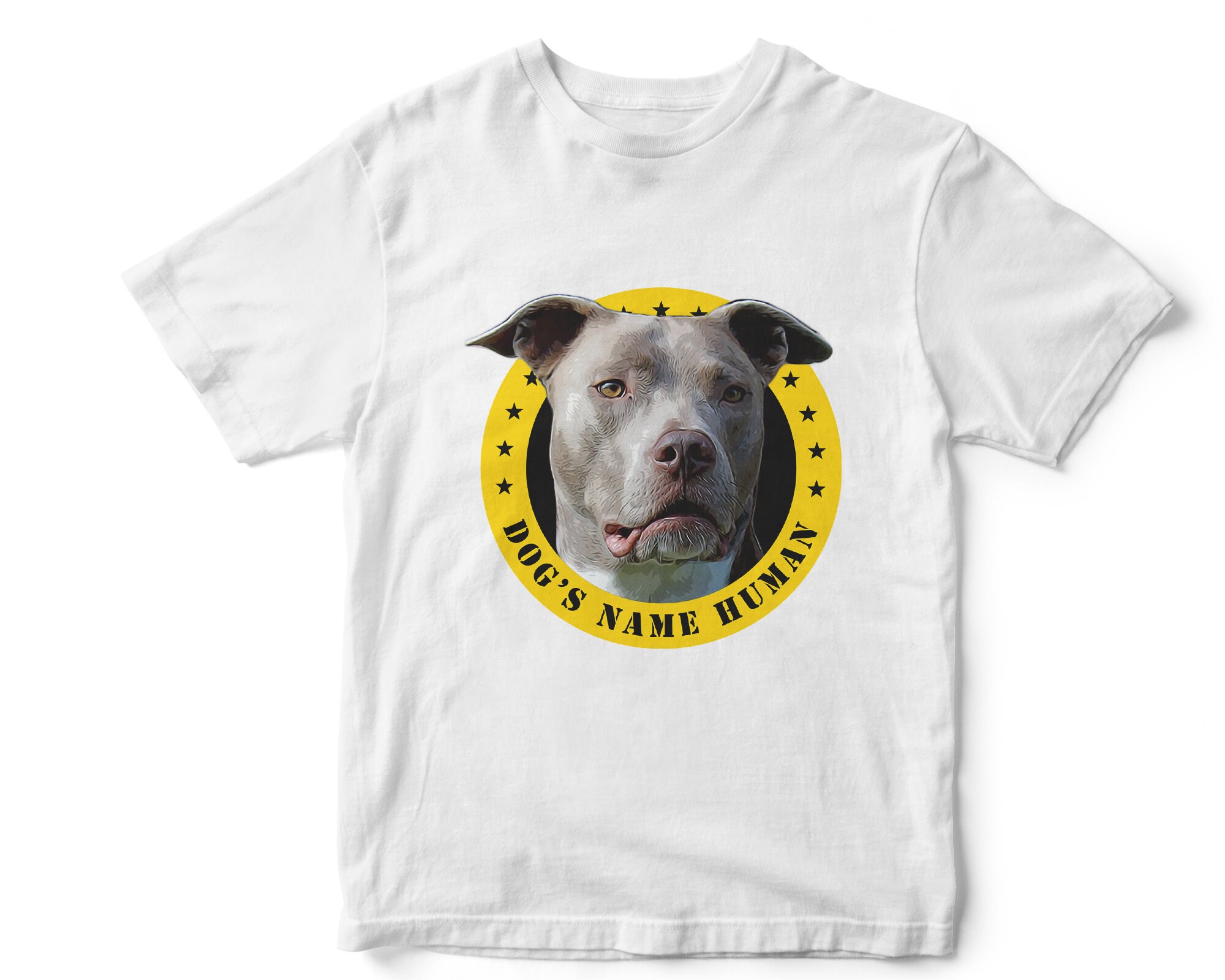 Personalized Pitbull T-Shirt Custom Image Pitbull Shirt I | Etsy