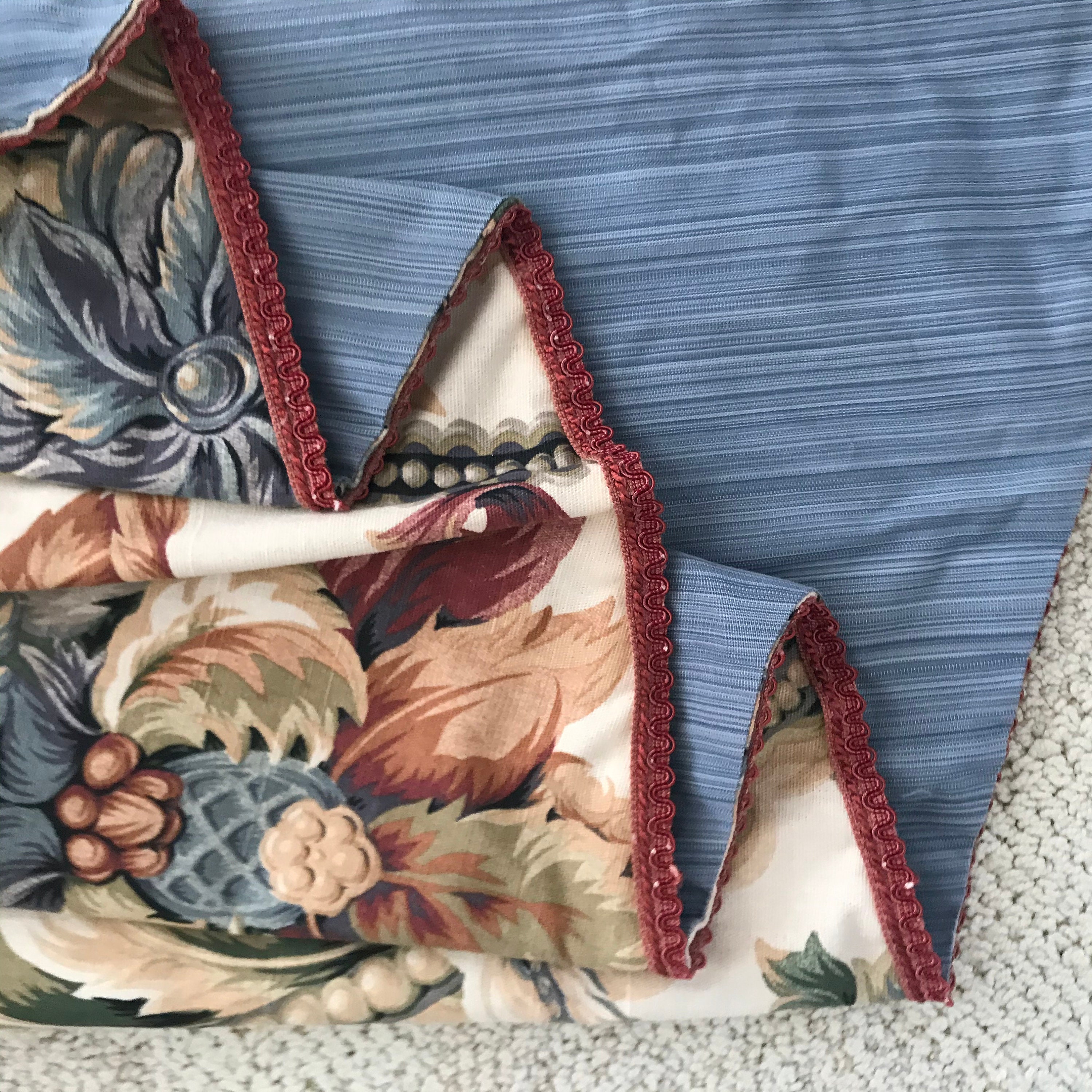 Custom Made Designer Jabot and Valance Swag Window Treatments Etsy