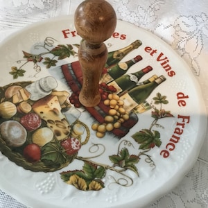 Porcelaine de Limoges -Fromages Et Vins de France platter