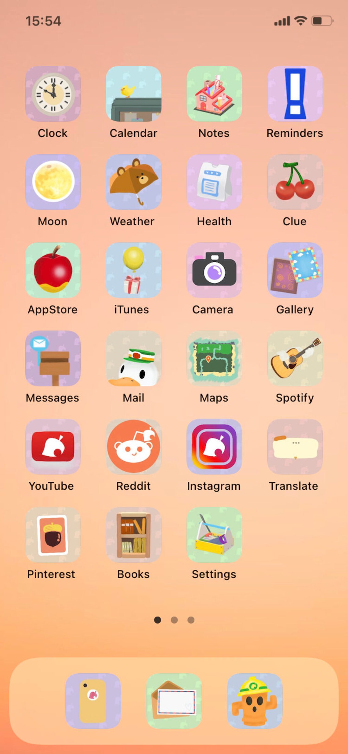 Animal Crossing Inspired App Icons Etsy