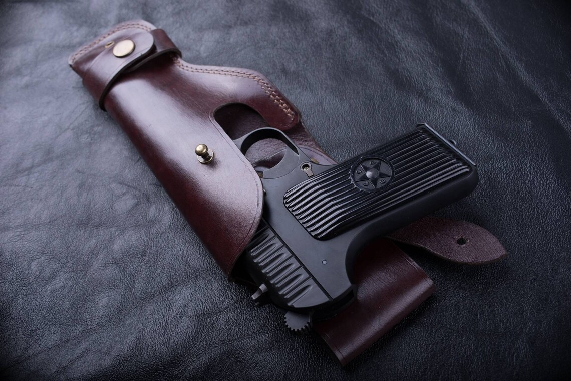 Beautiful handmade leather holster for Tokarev TT pistol Etsy