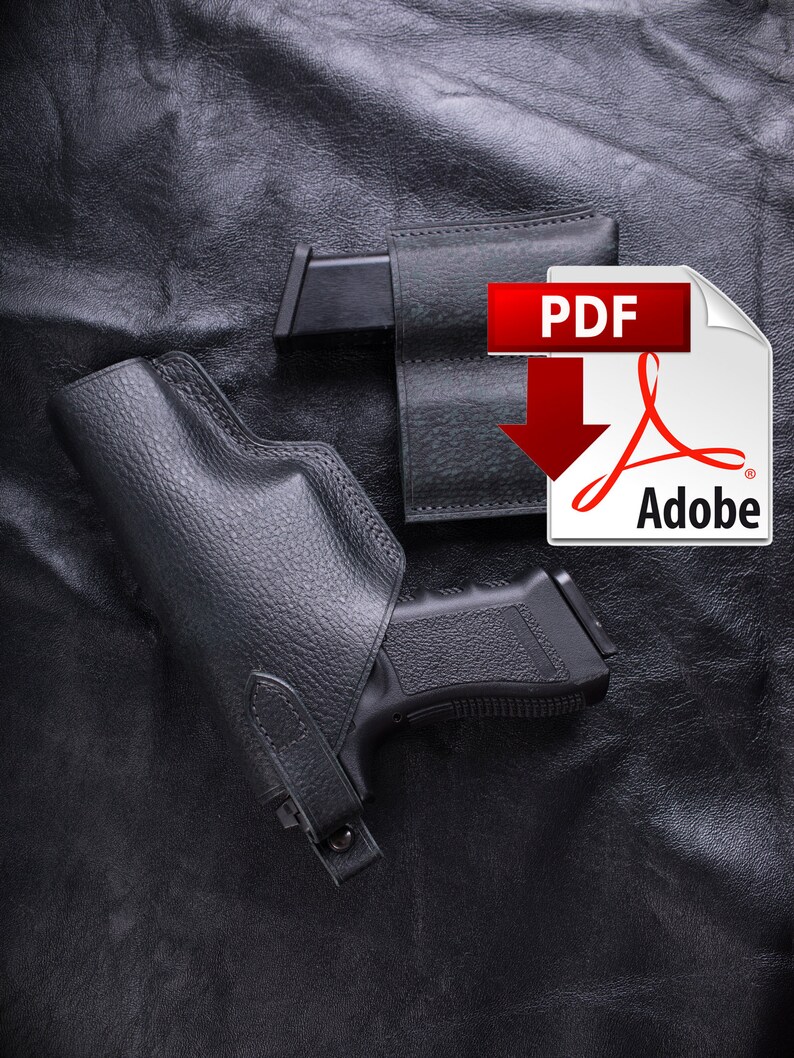 Glock 17 Holster Pattern Just print and make PDF holster Etsy