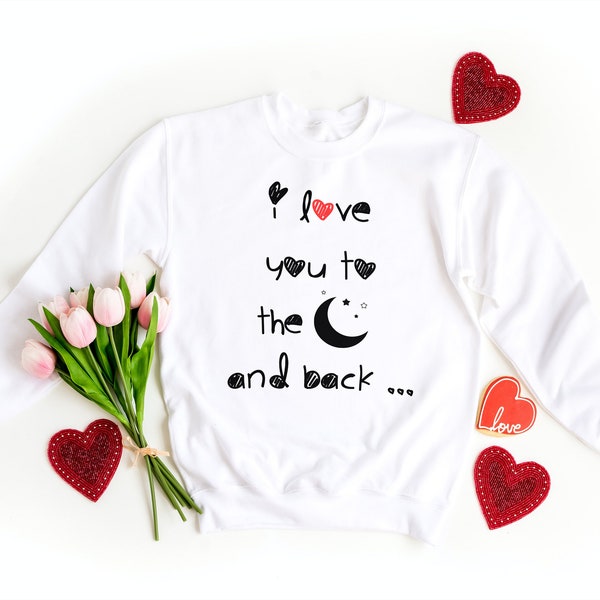 Grafica "I love you to the moon and back"