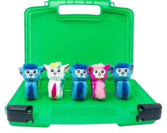 Not by Treasure X Created by LMB Compatible with Treasure X and Other Figures Life Made Better Portable Pink Toy Carrying Case /& Organizer