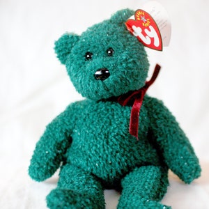 2001 holiday teddy beanie baby worth