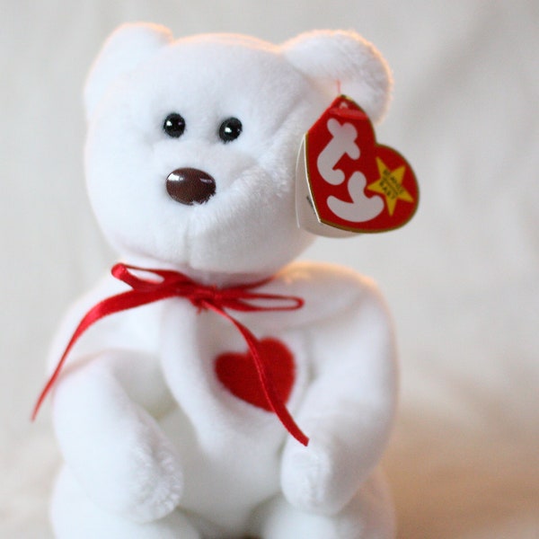 Valentino Beanie Baby Tag Errors Beanie Baby Valentino Ty Beanie Baby Bear Errors Rare Tag Swing Tag Mistakes Misspellings Tag Mint Bear Ty