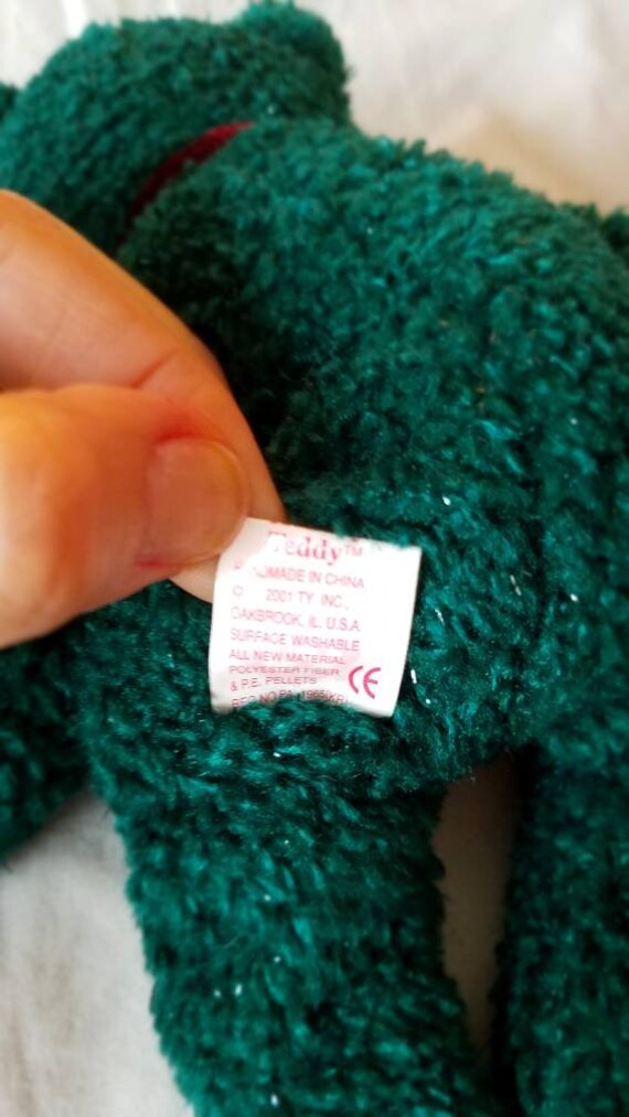 2001 holiday teddy beanie baby worth