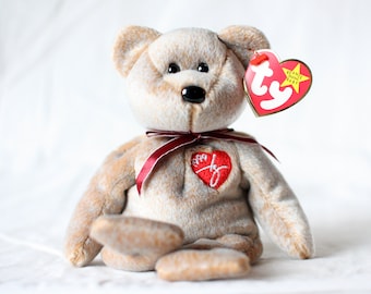 1999 signature bear beanie baby without tag discount