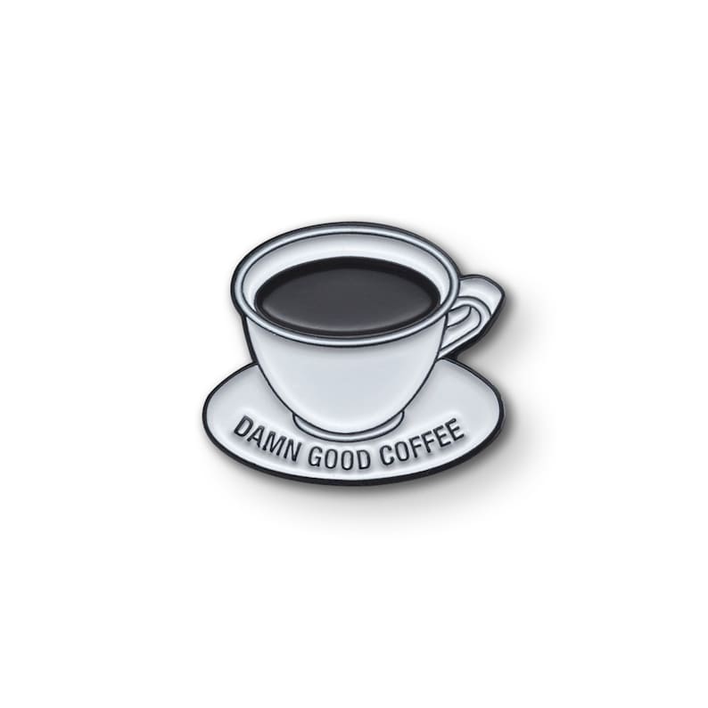 Enamel Pin Twin Peaks Pin Coffee Pin Badge Damn Good Coffee Lapel Pin Coffee Gifts image 5
